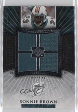 2006 Upper Deck Exquisite Collection Maximum Jersey 35/75 Ronnie Brown 14sd