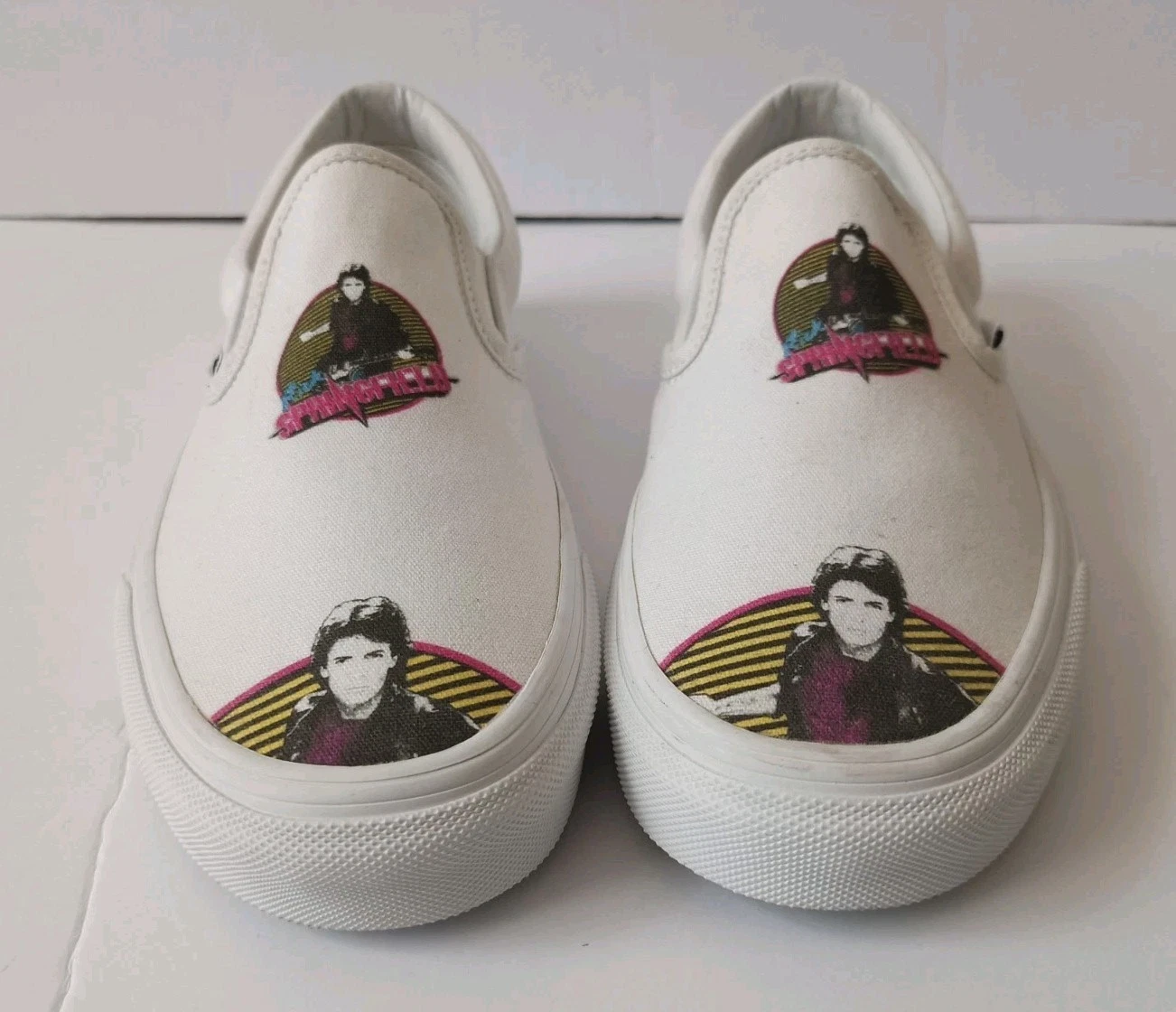 Vans Scarpe Slip On Rick Springfield Uomo 8 Bianco