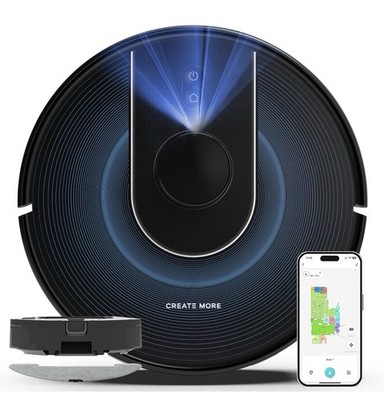 Bagotte A6 Pro Saugroboter mit Wischmopp, 5000Pa Ultra starke Saugkraft 4-in-1