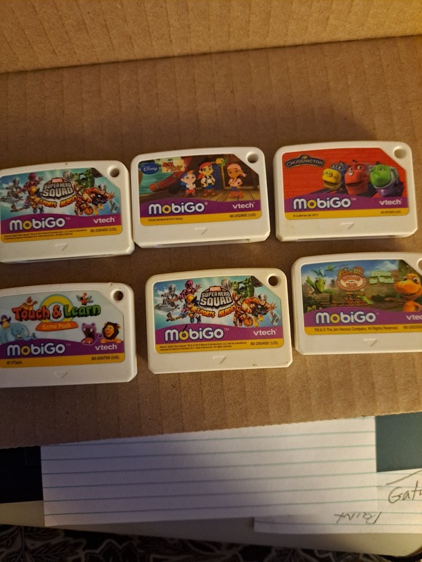 VTech MobiGo Lot of   Six  learning Games