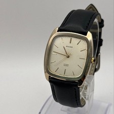 Citizen Exceed 4-795407 acciaio quarzo quadrante argento cinturino pelle usato