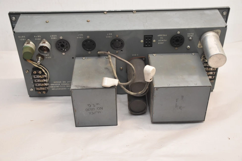 Amplificador de potencia AMPEX Cat No. 6516 6516R4 - Amplificador de tubo vintage para piezas Foto 4 de 4