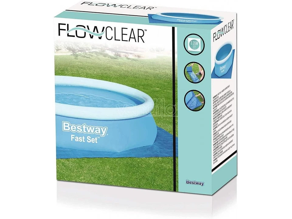 Tappetino Base di Protezione Piscina 335 x 335 cm Bestway 58001 - Immagine 4 di 4