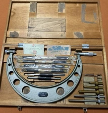 Mitutoyo 6"-12” Linear Scale Micrometer Set, .001" Resolution