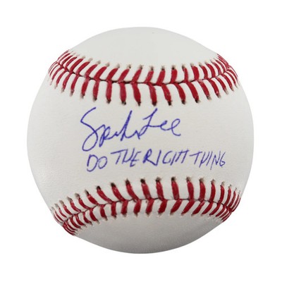 Spike Lee Autographed Signed Inscribed Do The Right Thing OMLB Ball (CX Auth)