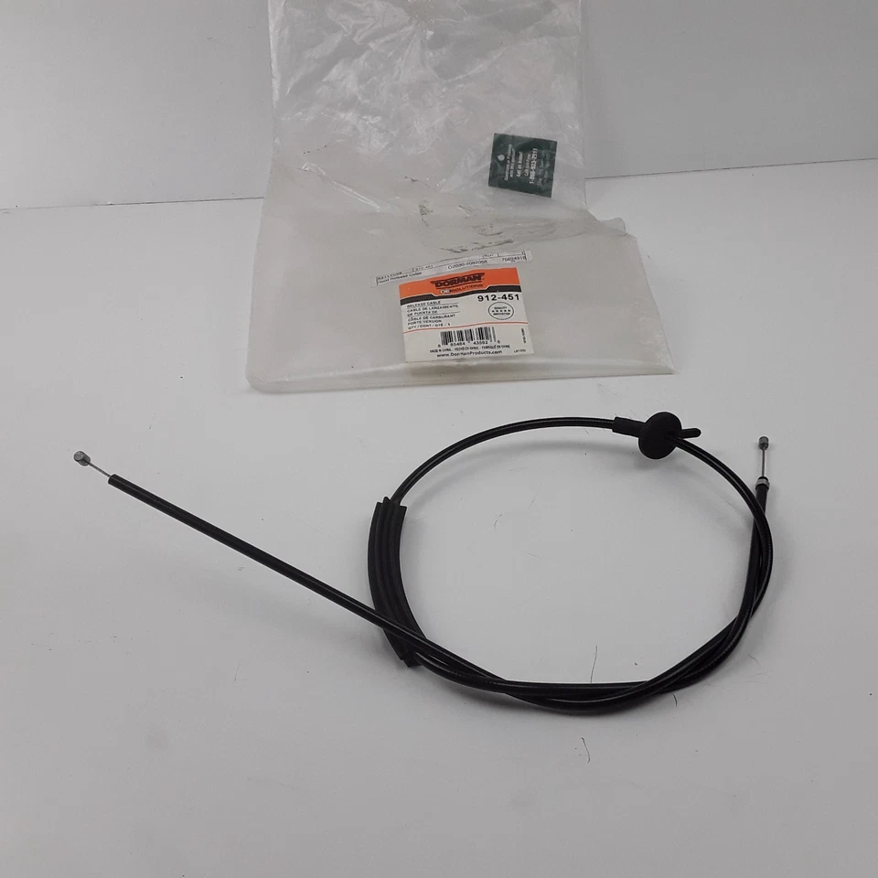Hood Release Cable Fits BMW 745i 2002-2005 Alpina B7 2007-2008 760Li 2003-2008 - Image 3 of 4
