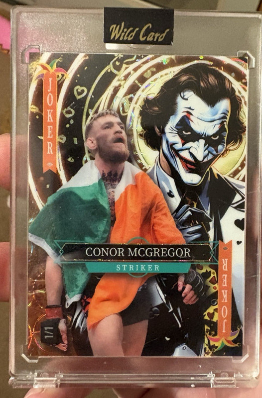 1/1 - Conor McGregor Joker - Wild Card