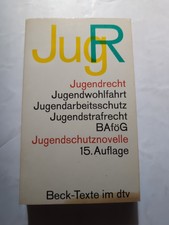 Buch Jugendrecht, 15. Auflage, 1985, Beck-Tex...