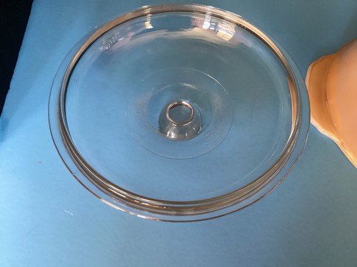 Fire King VTG Oval Peach Luster 1.5qt Casserole Dish #13 , with Glass Lid #407 - Picture 10 of 14