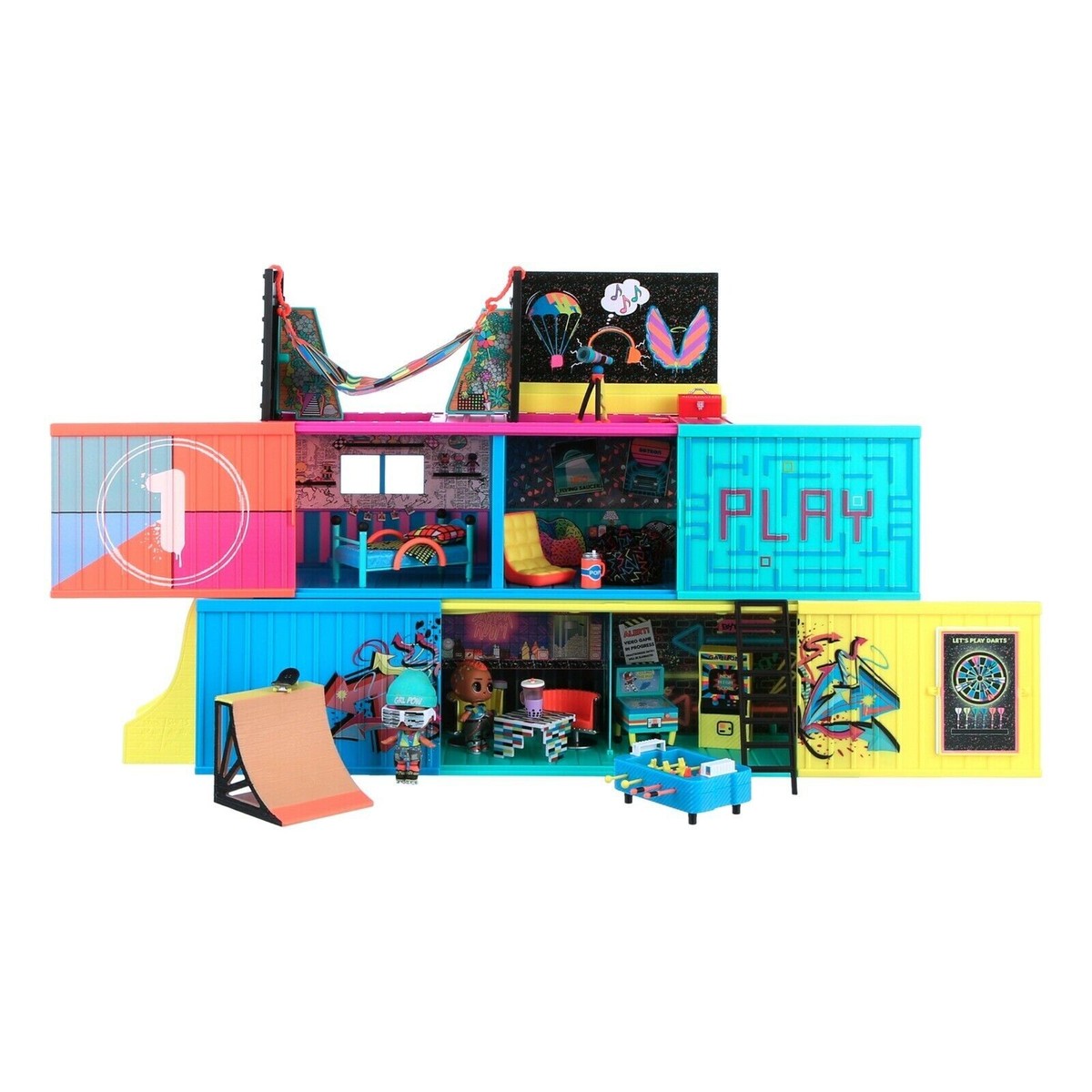 LOL Surprise Clubhouse Playset with 40+ Surprises and 2 Exclusives