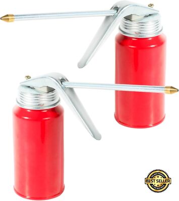 2PCS Oil Can,Pump Oil Can,Car Accessories,Metal Pump Oil Can,Pump Oil Sprayer