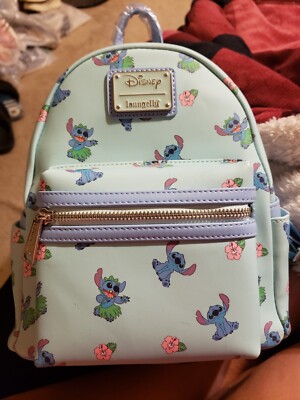 Loungefly Disney Lilo & Stitch Poses Allover Print Mini Backpack Loungefly Disney Lilo & Stitch Exclusive Poses Allover Print  main image 4