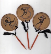 Vogue Buzza Silhouette Bridge Table Numbers - Tally Art Deco Tassel  Pencil