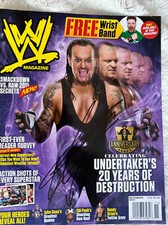 November 2010 WWE Magazine signed by The Undertaker