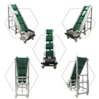 110V Electric PVC Belt Climbing Conveyor Inclined Conveyor 66.9'' Slope Length — photo 5