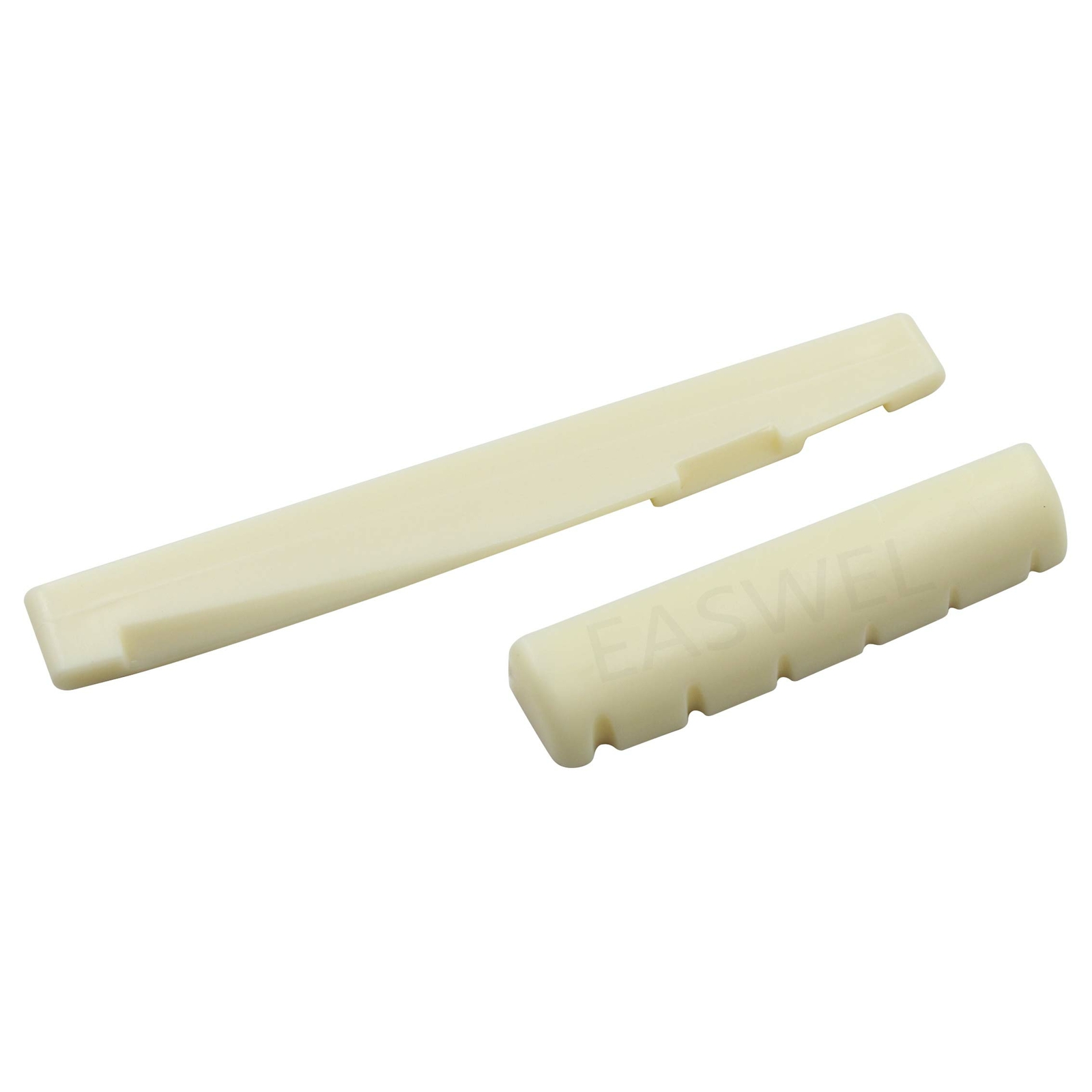 Per chitarra folk acustica bovino forma osso in plastica bridge 6 corde