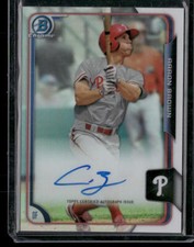 2015  Bowman Chrome Aaron Brown BCAP-ABR Prospect Autographs Refractors /499