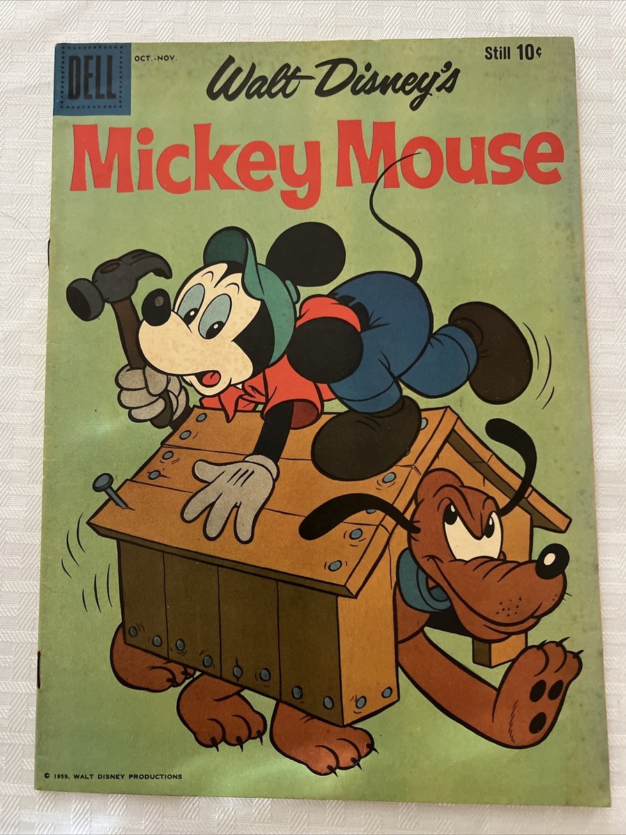 Vintage Dell 1959 Oct-Nov Walt Disneys Micky Mouse Comic Book | eBay