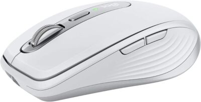 Logitech MX Anywhere 3 Kabellose Maus für Mac - Kabellos, 4K DPI. USB-C-Pale Grau