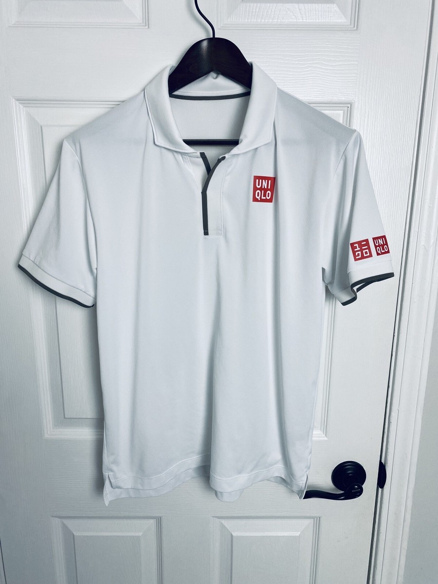 Uniqlo Roger Federer RF 2019 Wimbledon Polo Tennis Shirt Medium