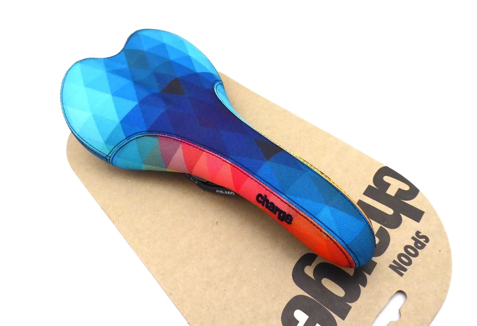 Charge Bikes Spoon saddle, CrMo - Geo (Rainbow) Colors - Image 2 of 3