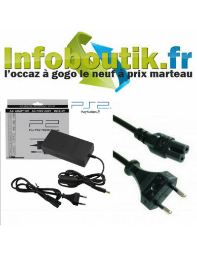 AC Adaptateur, Chargeur secteur d'alimentation pour PS2 PSTwo - Photo 1/6