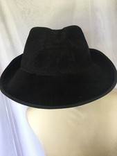 Felt Black Fedora Hat; Cosplay/Halloween/Dance/Personal Wear