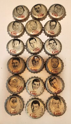 Bouchons de bouteille Coca Cola 18 différents Can Black Hawks de Chicago