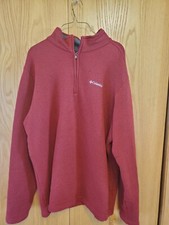 Columbia 1/4 Zip Pullover. Size XLG