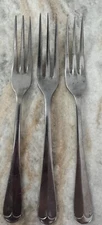 3pc VTG Fork CAO5 STAINLESS by Capco Satin, Frosted 7 3/4" Korea 3 tine