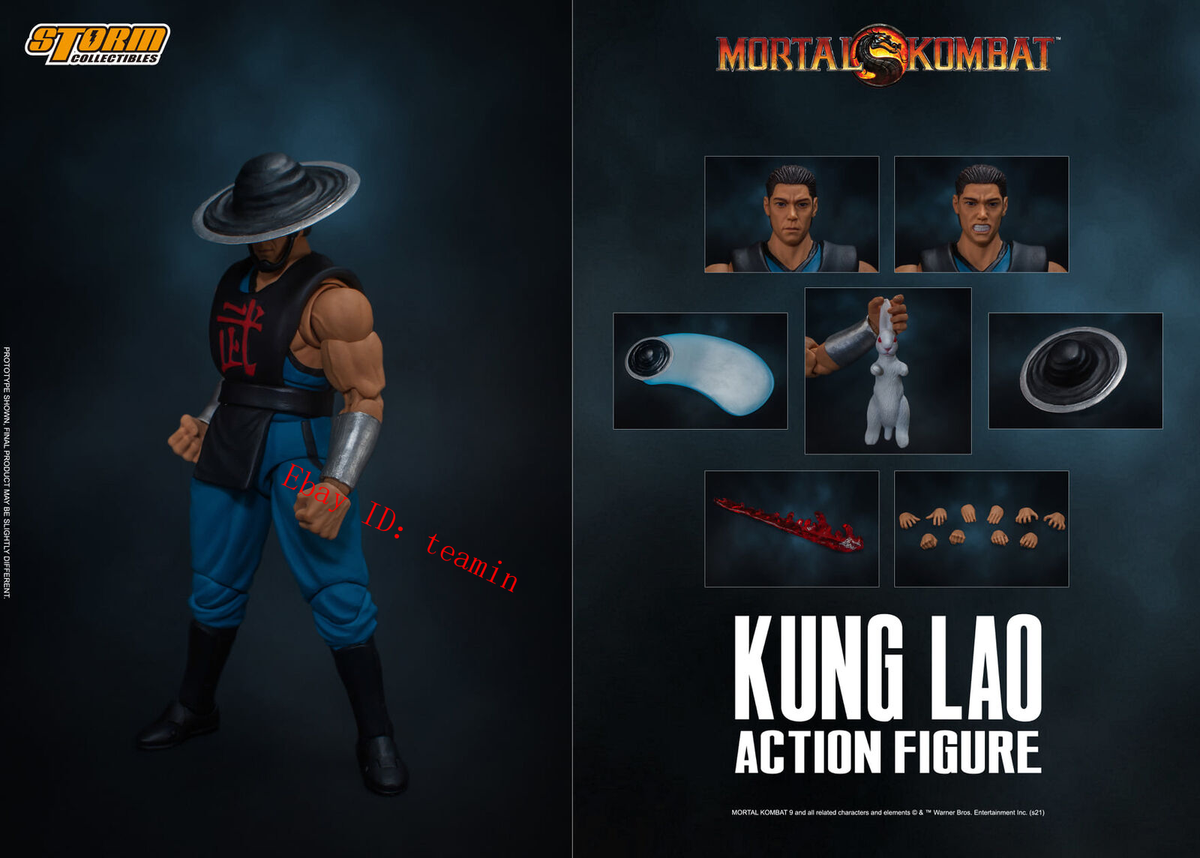 New Storm Mortal Combat KUNG LAO Normal Version 1/12 Male 6