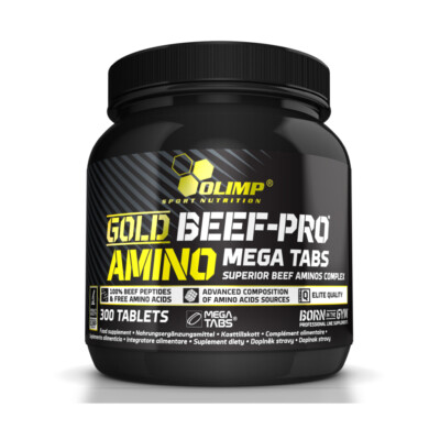 (7,74 EUR / 100 g) Olimp Gold Beef-Pro Amino - 300 Mega Tabs - hochwertige Beef 