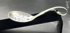 Georg Jensen Sterling Silver Pierced Slotted Spoon #21 Pea Pod Denmark 1915-1932