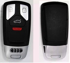 AUDI KEY KEYLESS GO PROXIMITY REMOTE FOB CUT KEY TRUNK IYZ-AK01 4W0.959.754 AA