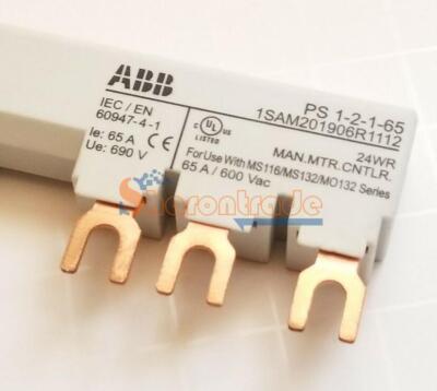 1PCS Neu ABB 1SAM201906R1112 3-Phase Busbar Ps 1-2-1-65