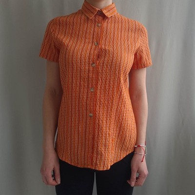 Lafuma Dryway Damen Hemd mit Knopfleiste Größe S Seersucker Kariert Outdoor W...