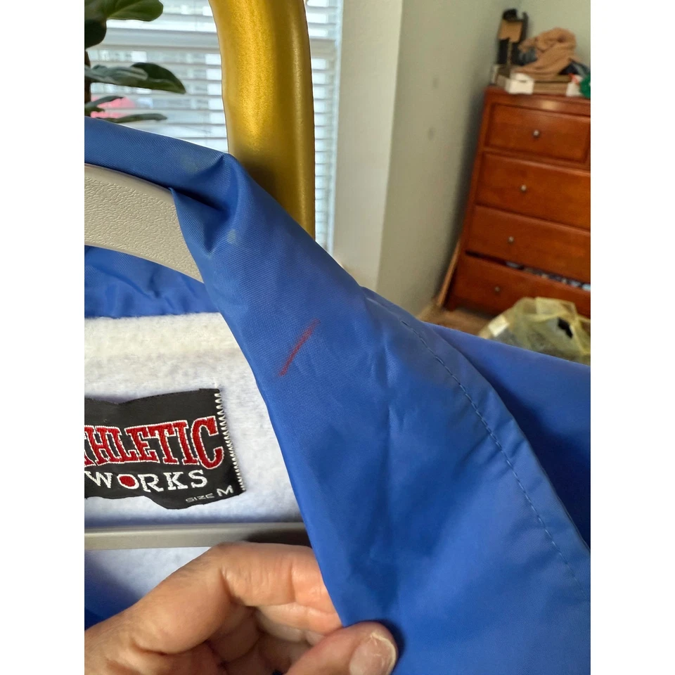 Vintage 90s McDonald's Blue Windbreaker Jacket Golden Arches Logo Size M - Image 4 of 4