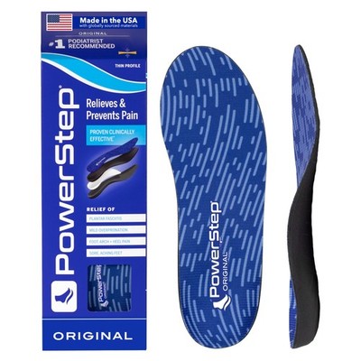 Powerstep Original Insoles, 1 Pair, Size M4/W6, 5001-01A
