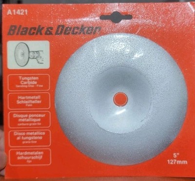 Black und Decker Hochleistungsschleifscheibe Hartmetall Körnung fein 127 mm 