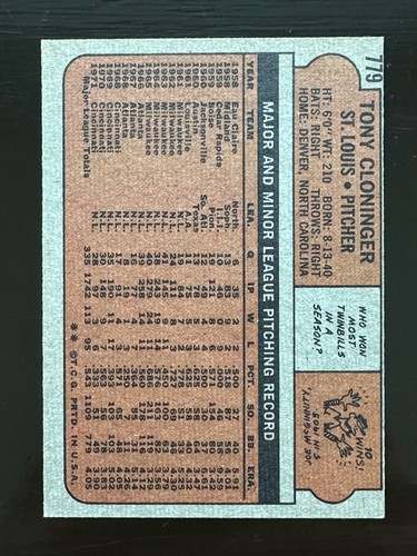 1972 Topps Baseball Pick A Card: 657-787 6th Series High Numbers - RESTOCKED! - Bild 463 von 495