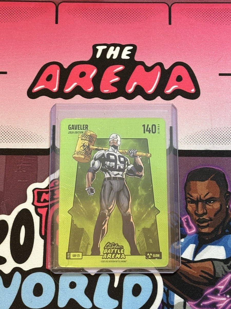 2026 Bo Jackson Battle Arena SSP Gaveler Glow Battle Foil Aaron Judge Case Hit