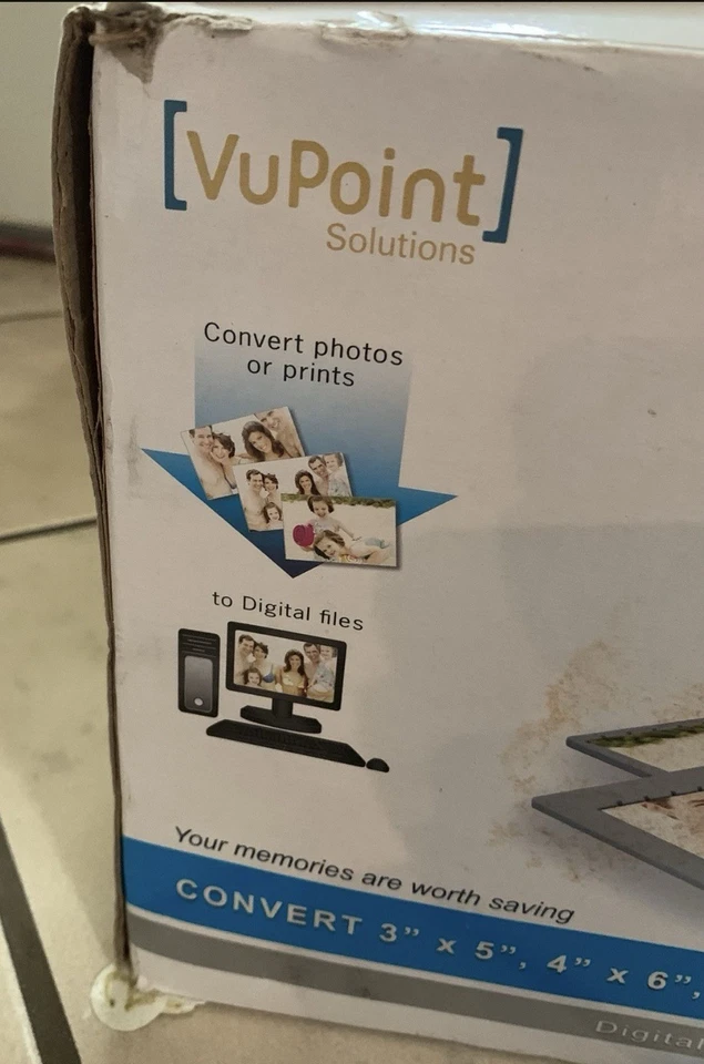 Vupoint Solutions Digital Photo Converter-PHOTOS TO DIGITAL FORMAT 3 Sized Trays - Image 2 of 4