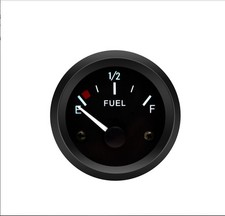 2 52mm Universal Fuel Level Gauge E-12-f Pointer Fuel Meter 240-33 Ohm12v