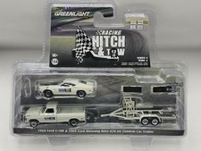 Greenlight Racing Hitch & Tow 1969 Ford F100 Mustang Boss 429 Trailer 1/64