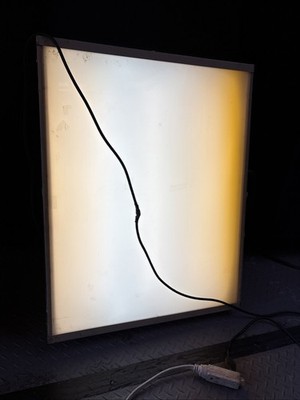 APOLLO AUDIO VISUAL DENTAL X-RAY LIGHT BOX Vintage 21x28 Expedited Shipping Nice