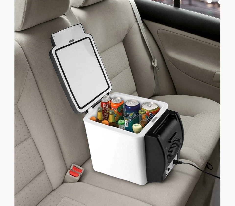 Frigorifero Portatile per Auto 2 in 1 Caldo e Freddo 6L 12V 203002 Mini Frigo - Immagine 3 di 4