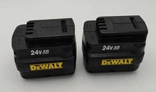 DEWALT 24V XR+ NiCd Pack Battery Lot Of Two DW0240  Tested & Working