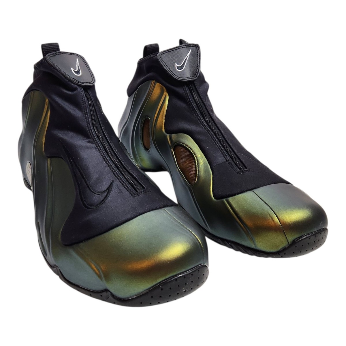 Nike Air Flightposite Men's Size 15 'Metallic Gold' Green Goblin FV5582-700