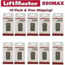 10x LiftMaster 890MAX Universal Garage Remote...