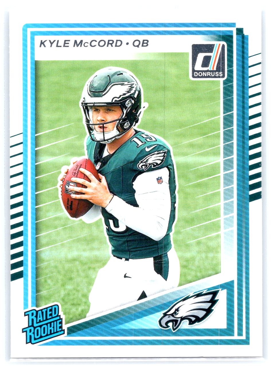 2025 Donruss #325 Kyle McCord Rated Rookie RC Eagles